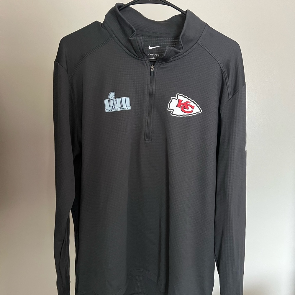 Nike gray Kansas City Chiefs Pullover